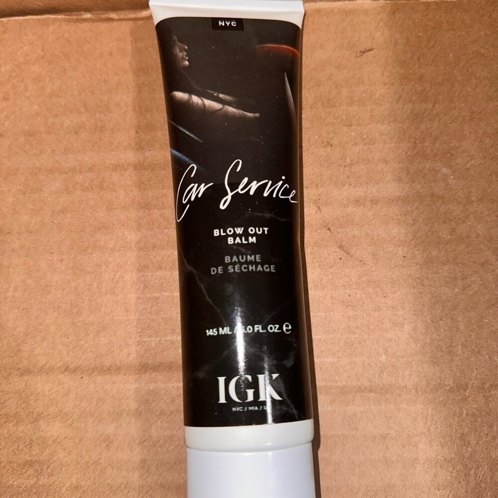IGK Car Service Blow‎ Out Balm Smoothing Heat Protectant hair care